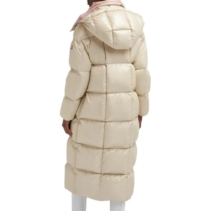 Moncler Down Jacket Women's Beige-3