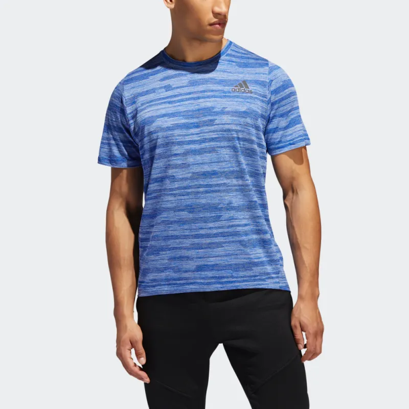 Adidas T Shirt Men's Collegiate Blue-2