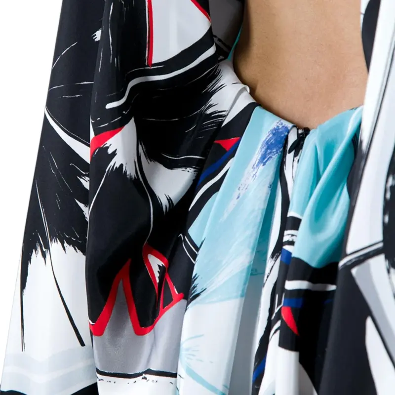 Balenciaga Gingko-print Mini Dress-4