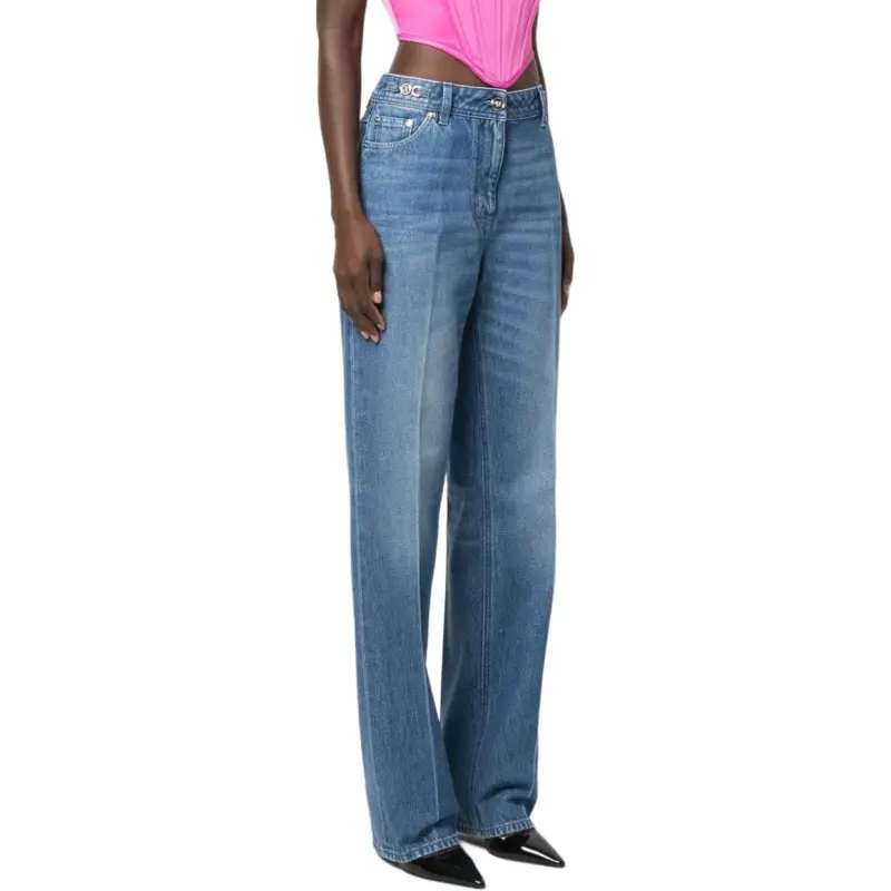 VERSACE Denim Pants 'Medium Blue'-2