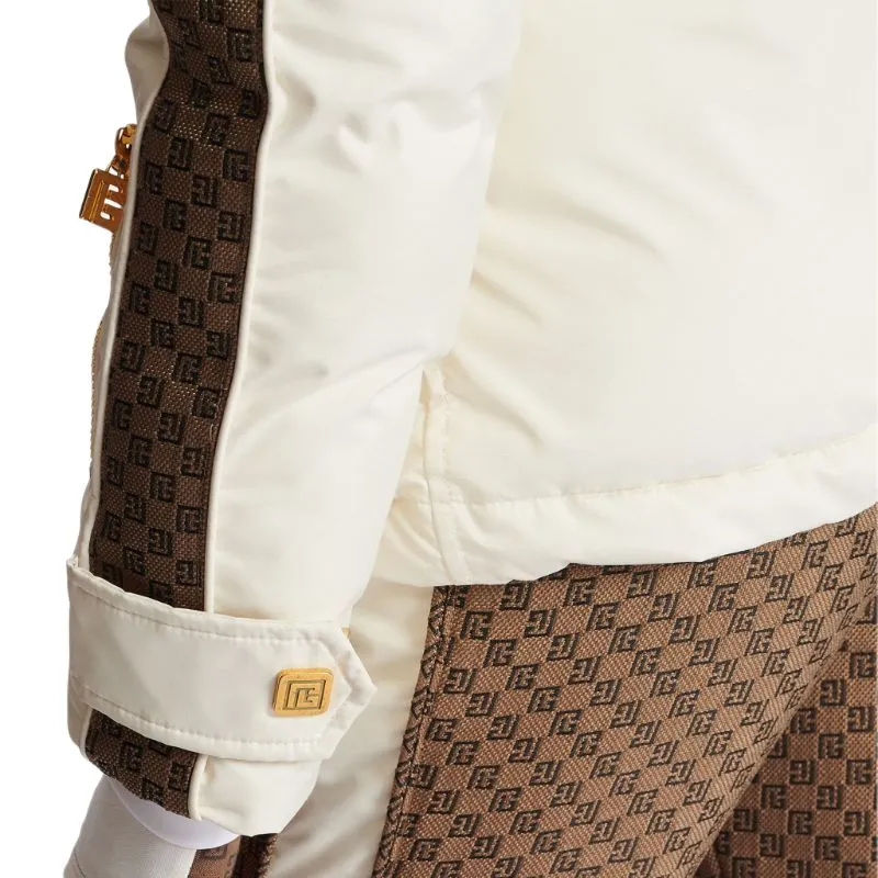 BALMAIN Pb Monogram Belted Ski Jacket-9