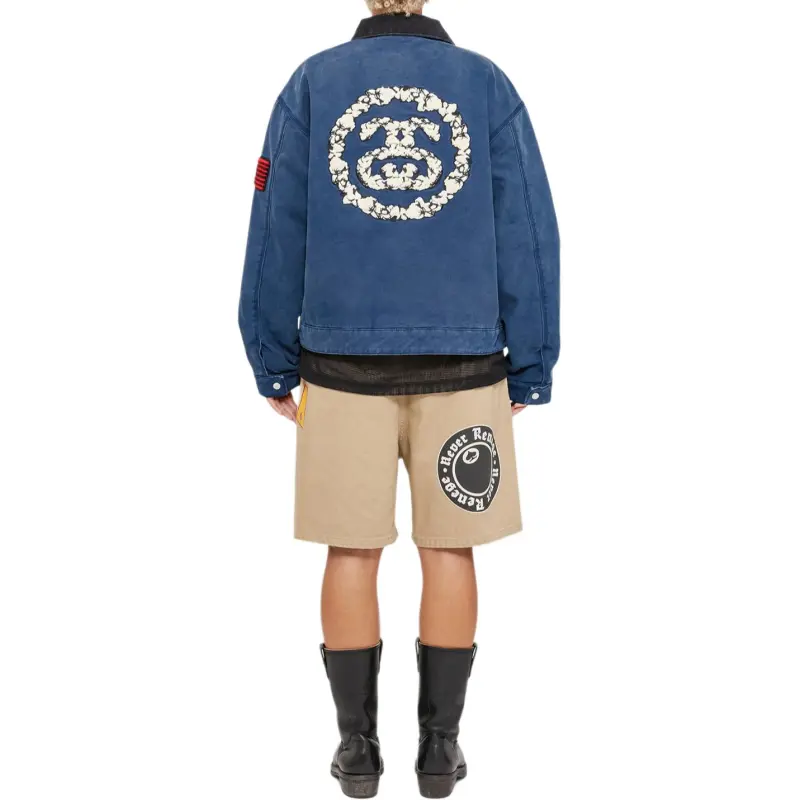 Denim Tears X Stussy Jamaica High Khaki Short-5