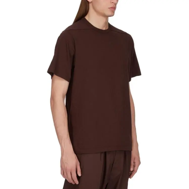 RICK OWENS Short Sleeved Crewneck T Shirt-3