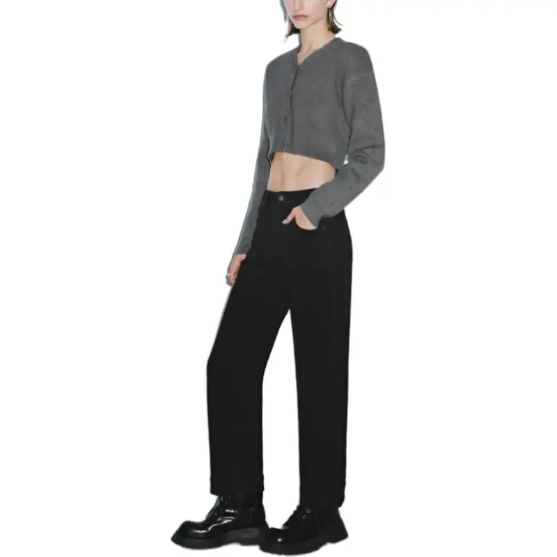 URBAN REVIVO Jeans Women's Jet Black-4