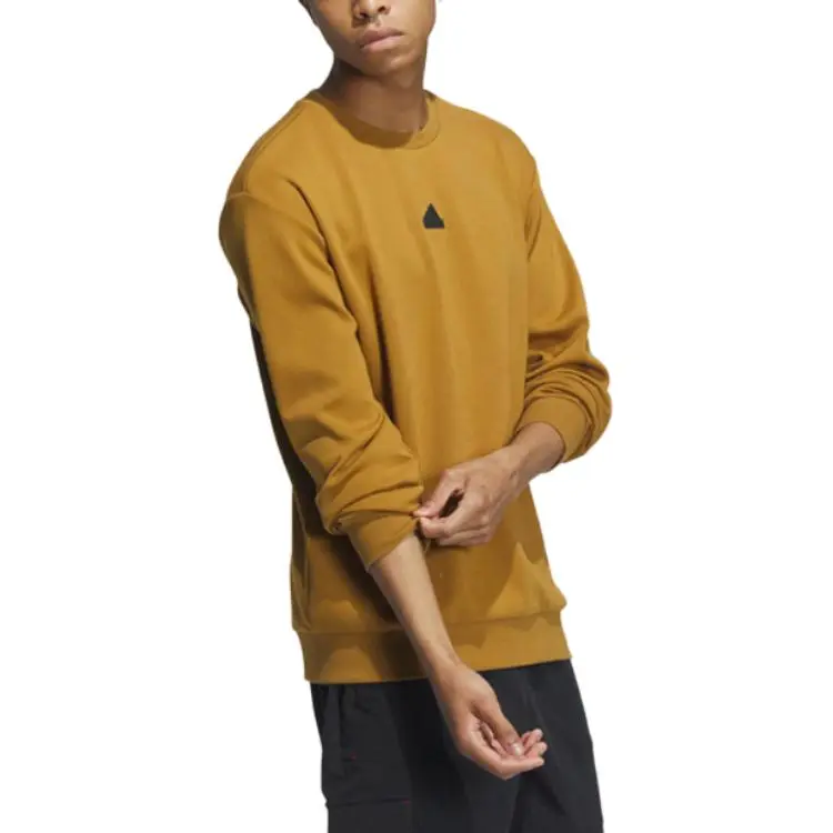 Adidas Sweatshirts Men Earth Yellow-3