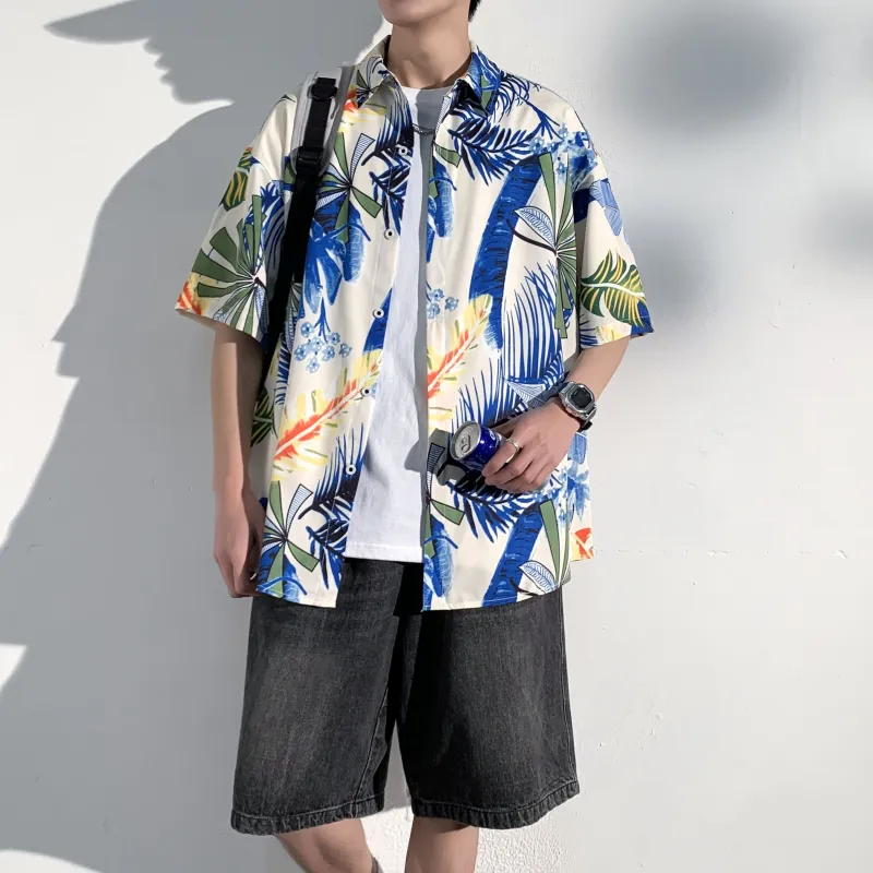 F.I.W FANGIWEN Floral Shirt Unisex-2