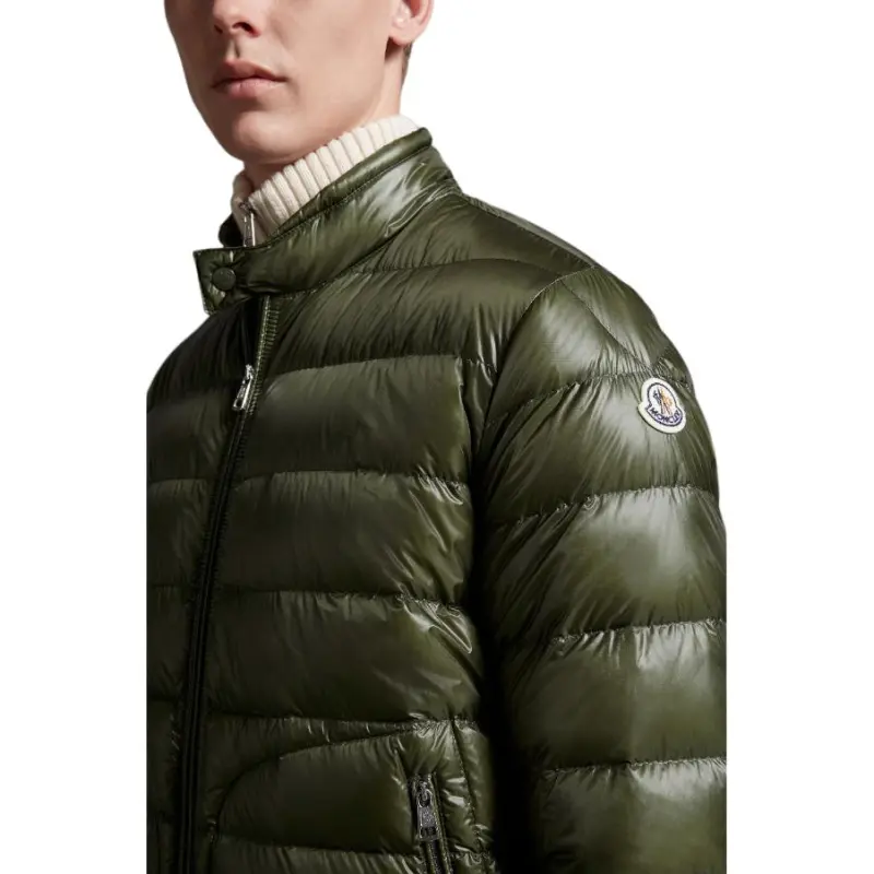 Moncler Down Jacket Coat Men's Olive Green-4