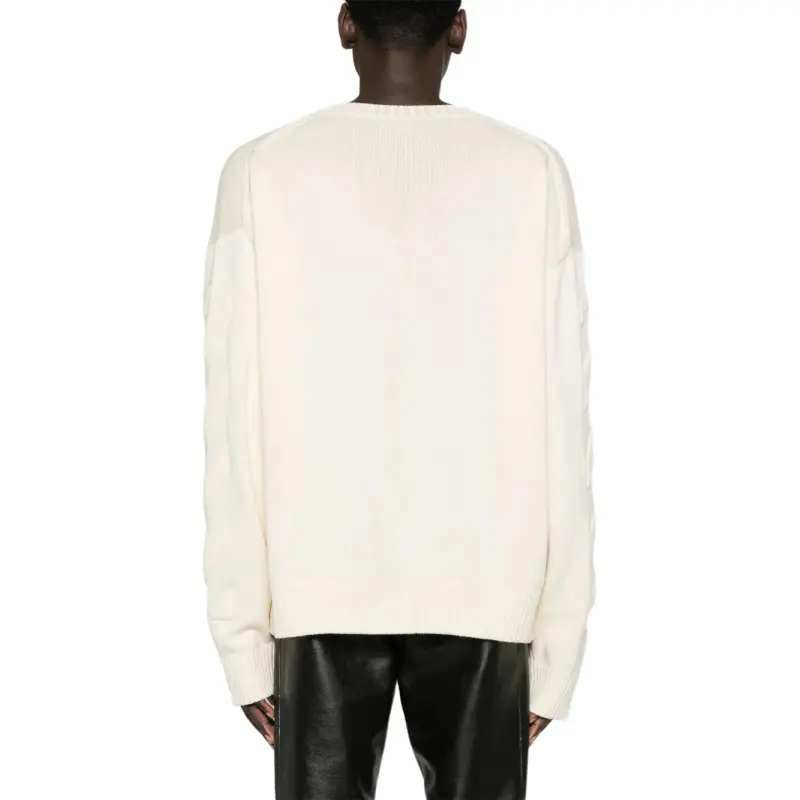 OFF WHITE Crewneck Knitted Jumper-4