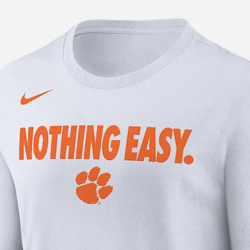 Nike Clemson College Long Sleeve T Shirt-2