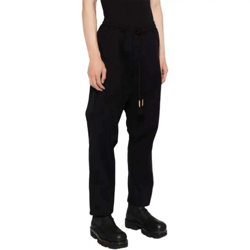BORIS BIDJAN SABERI Elastic waist Tapered leg Trousers-3