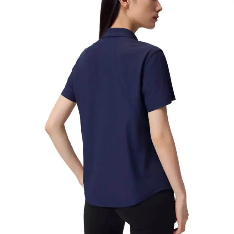 Saucony SS25 Polo Shirt Women's Deep Navy Blue-4