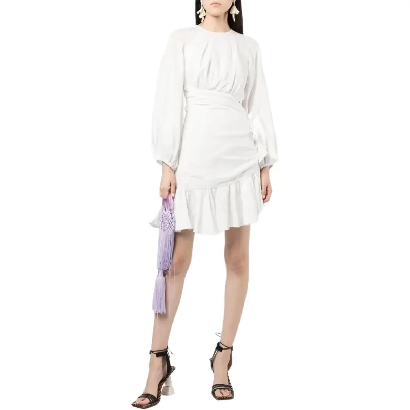 Zimmermann Long-Sleeved Dresses Women's White-2