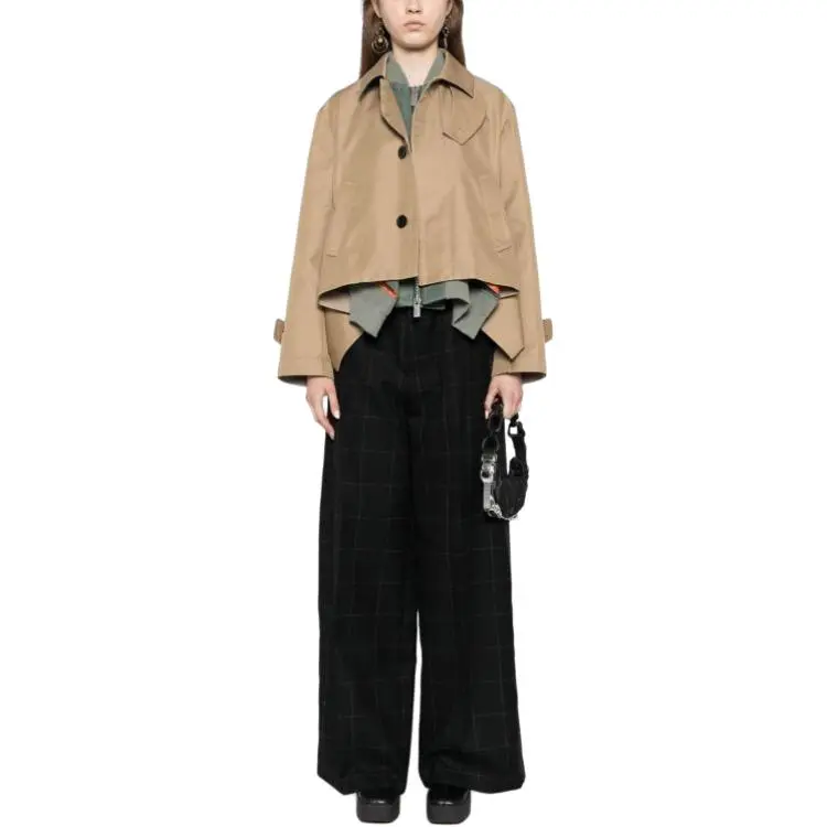 Sacai Gabardine Nylon Twill Blouson 'Beige/Khaki'-2