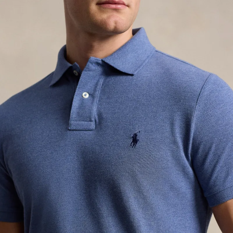 Polo Ralph Lauren FW24 Polo Shirt Men's Distressed Royal Blue-4