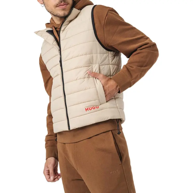 HUGO BOSS Vests Men Beige-4