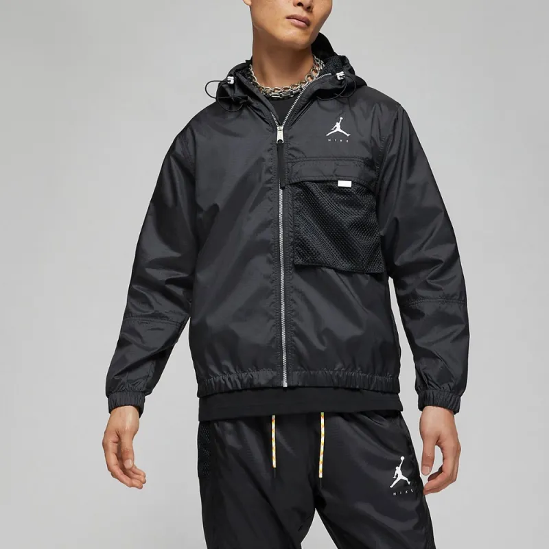 Jordan Jumpman Statement Men's Logo Hooded Jacket Black-3