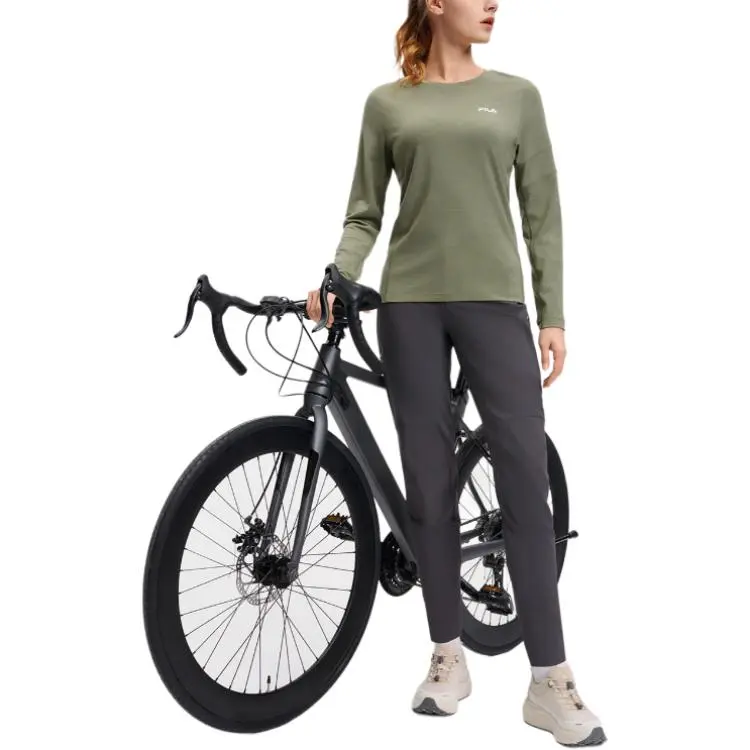 FILA CYCLING T Shirt Women's Hazy Turquoise Green-3