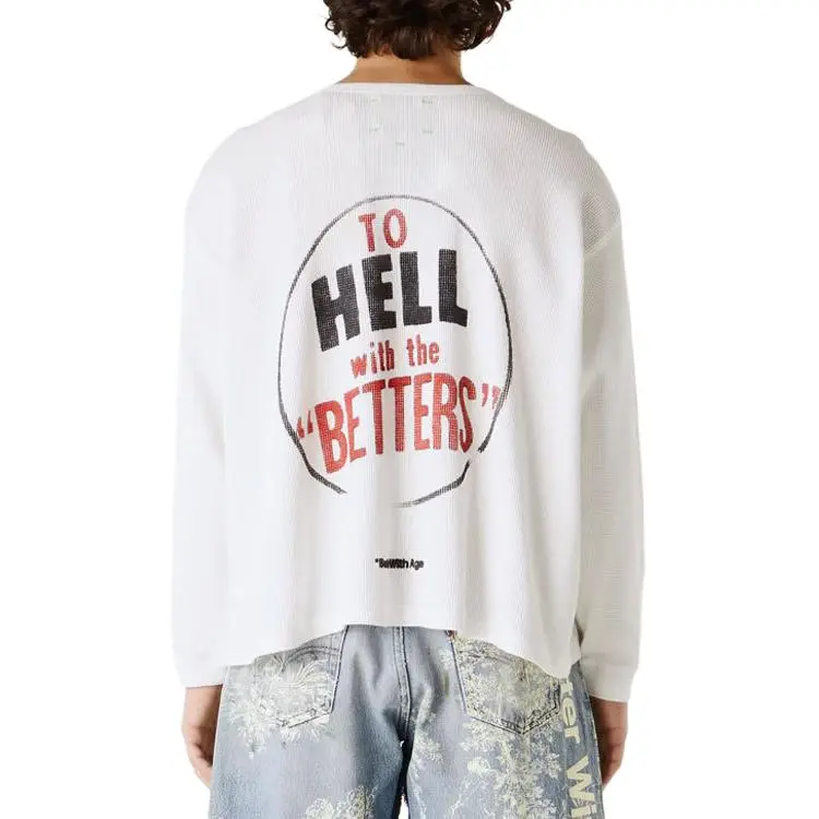Better With Age Chamomile Waffle Long Sleeve-1