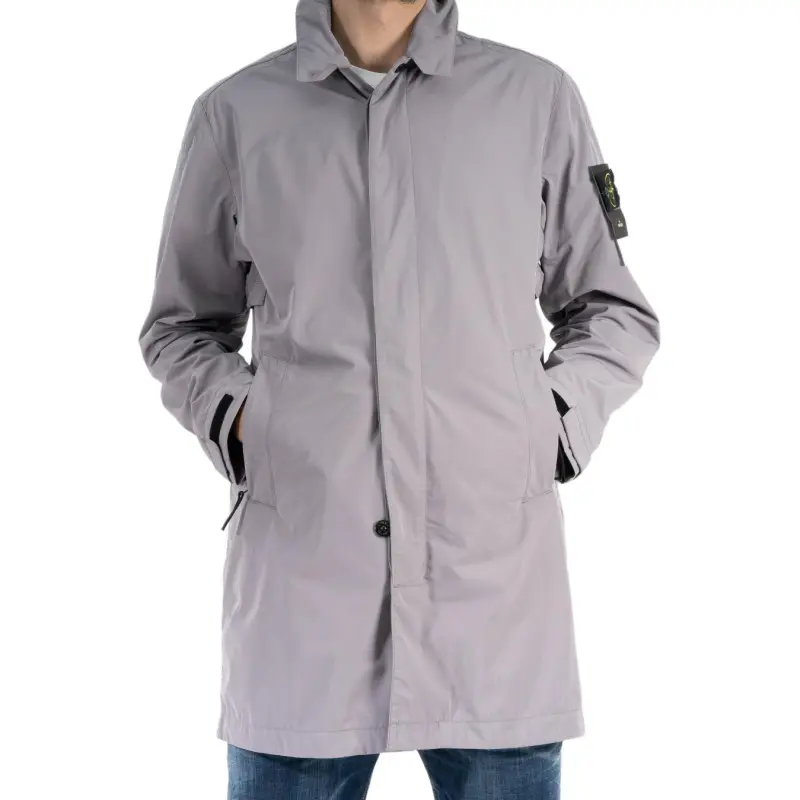 STONE ISLAND Jackets & Coats Men's Gray Purple-4