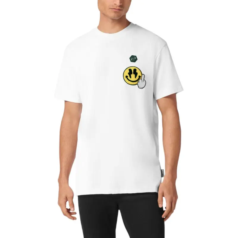PHILIPP PLEIN Smile patch T shirt-1