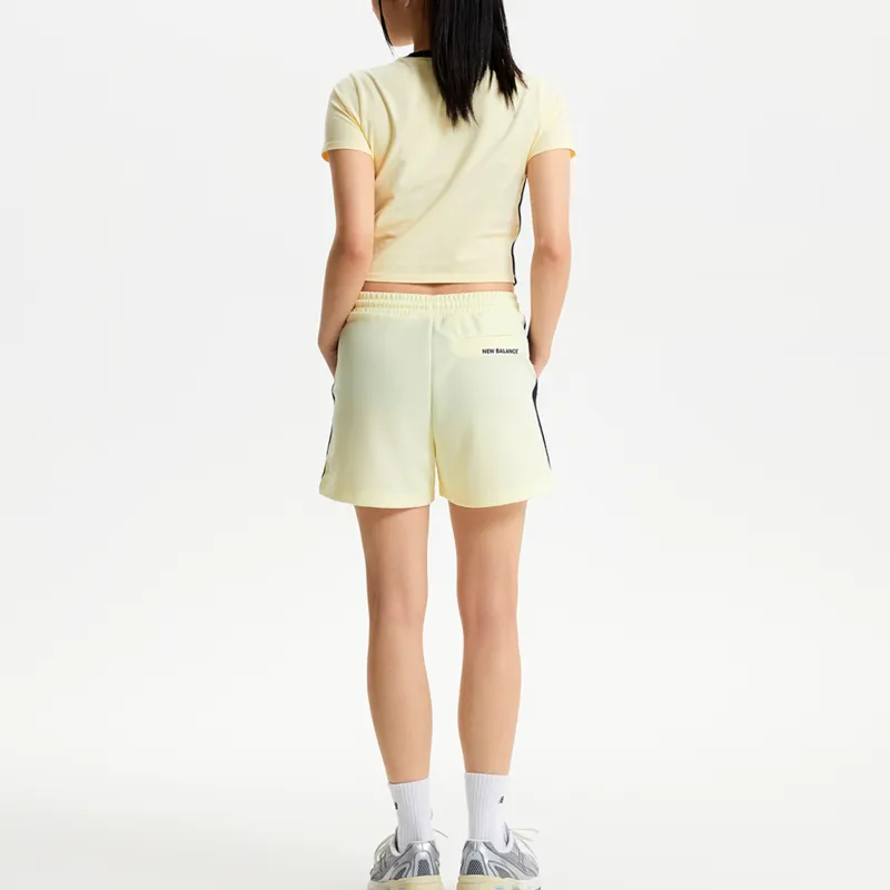New Balance Sports Shorts Women's Light Yellow-3