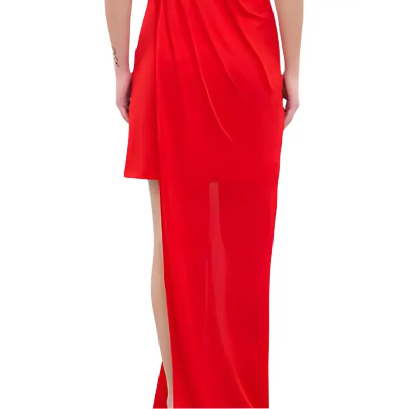 Blumarine Sleeveless Dress Women's Red-4