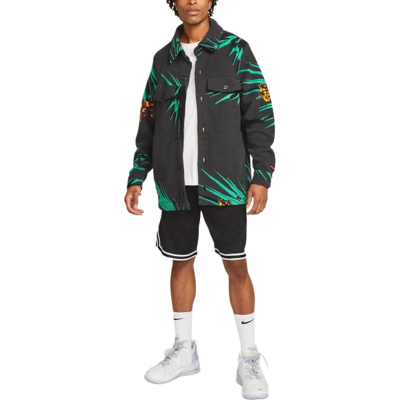 Nike LeBron Jackets Coats Men's Dark Smoke Gray-1