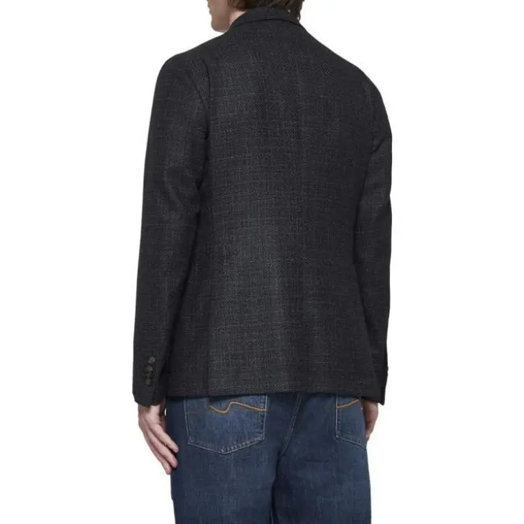 Tagliatore Logo brooch Blazer-3
