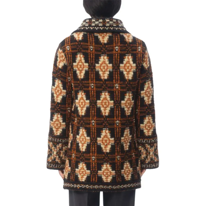 Valentino Garavani Geometric pattern Wool Cardigan-3