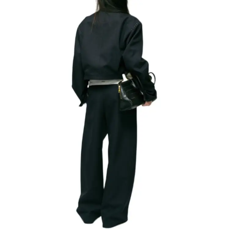 YOEYYOU Jackets Coats Women's Night Blue-2