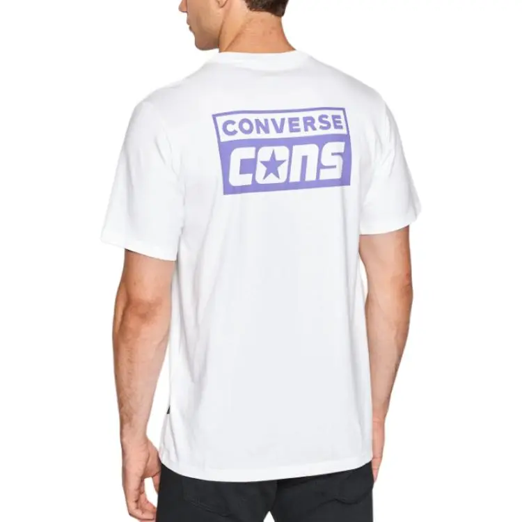 Converse CONS TEE T Shirt Men's White-3