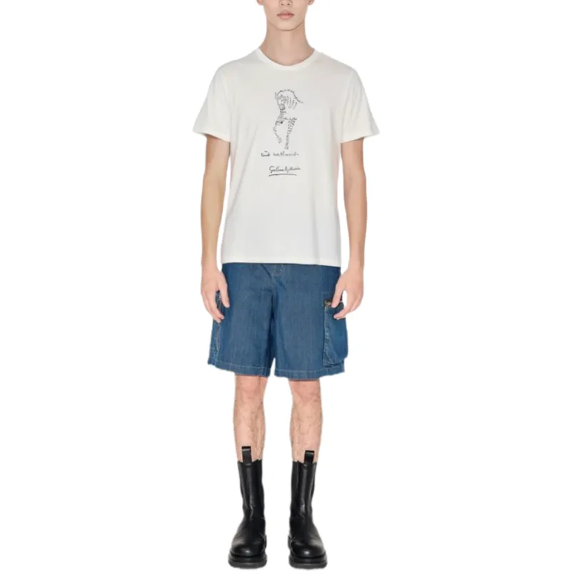 SAINT LAURENT T Shirt Men's White-1
