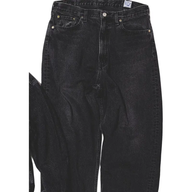 Orslow X Beams OrSlow Co-branded Model Jeans Unisex Black-1