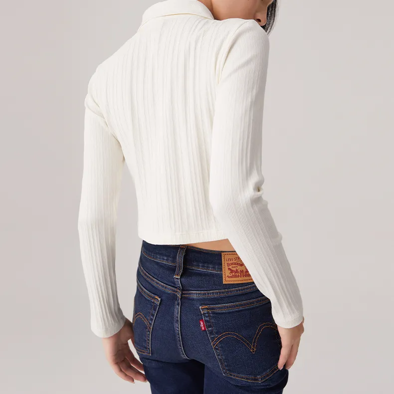 Levi's T Shirt Women's Cream White-2