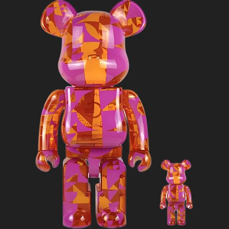 BE@RBRICK x GALERIES LAFAYETTE Galeries Lafayette, First Limited Collaboration, Transparent 100%400%-2