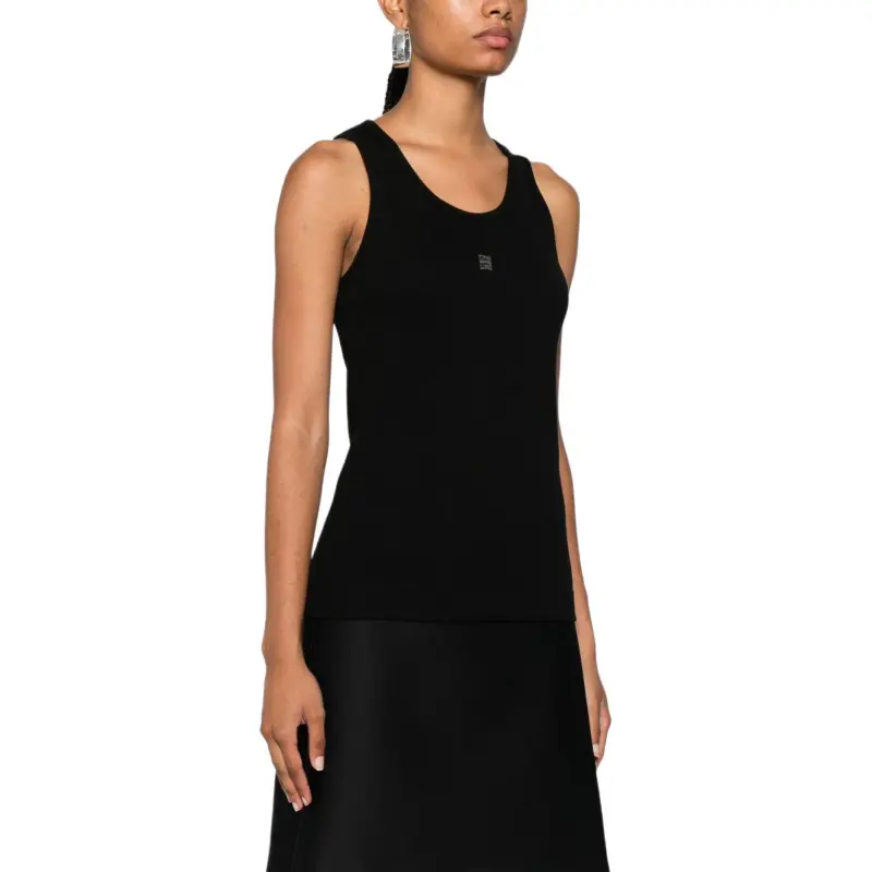 Givenchy Rib Tank Top 'Black'-4