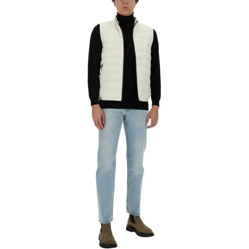 WOOLRICH Zip-Up Sleeveless Down Jacket-2