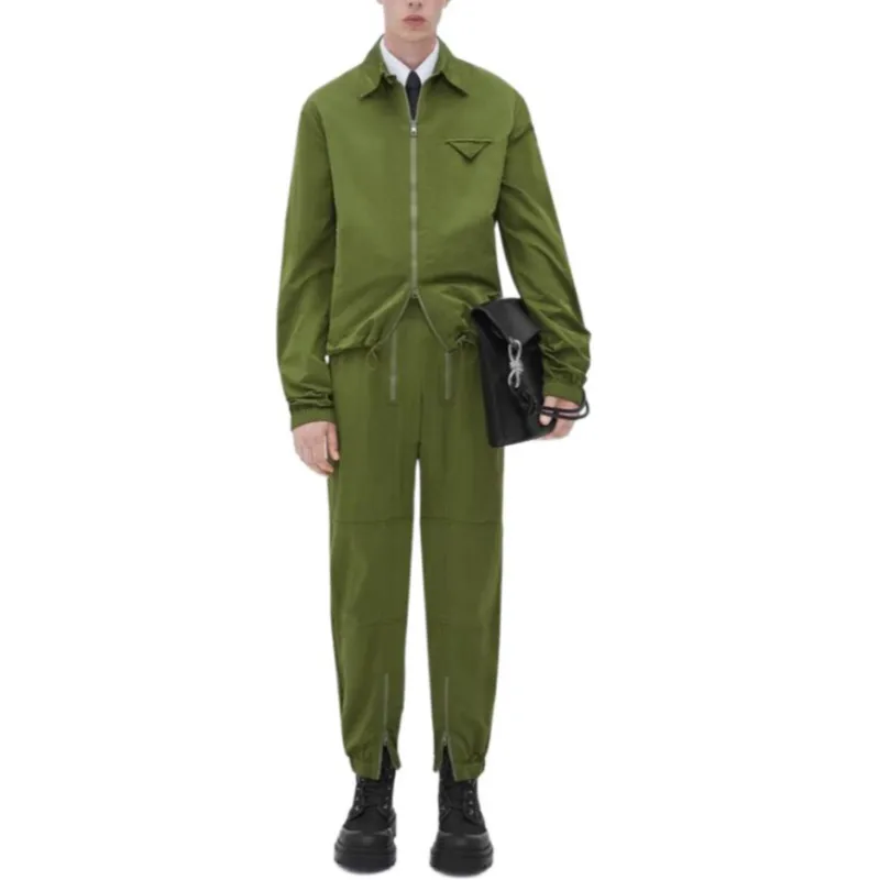 Bottega Veneta Zipped Nylon Pants-1