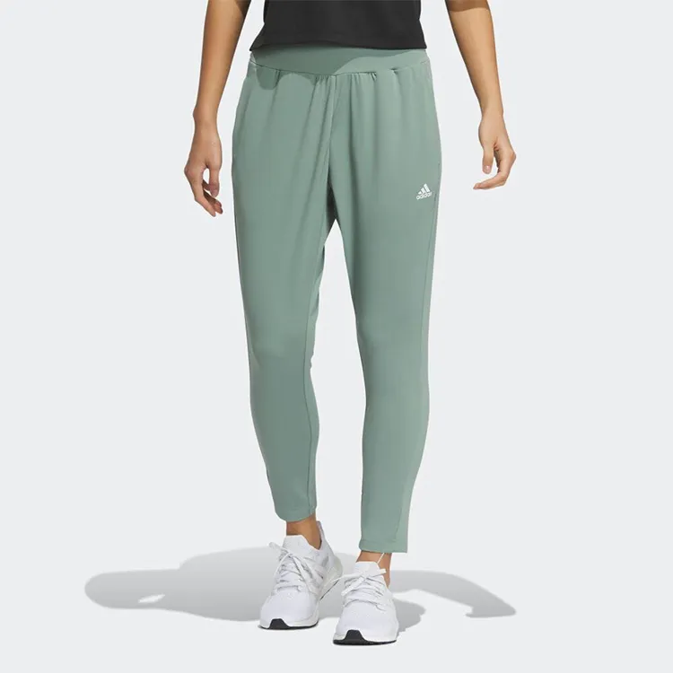 Adidas Knitted Sweatpants Women's Silver Green-3