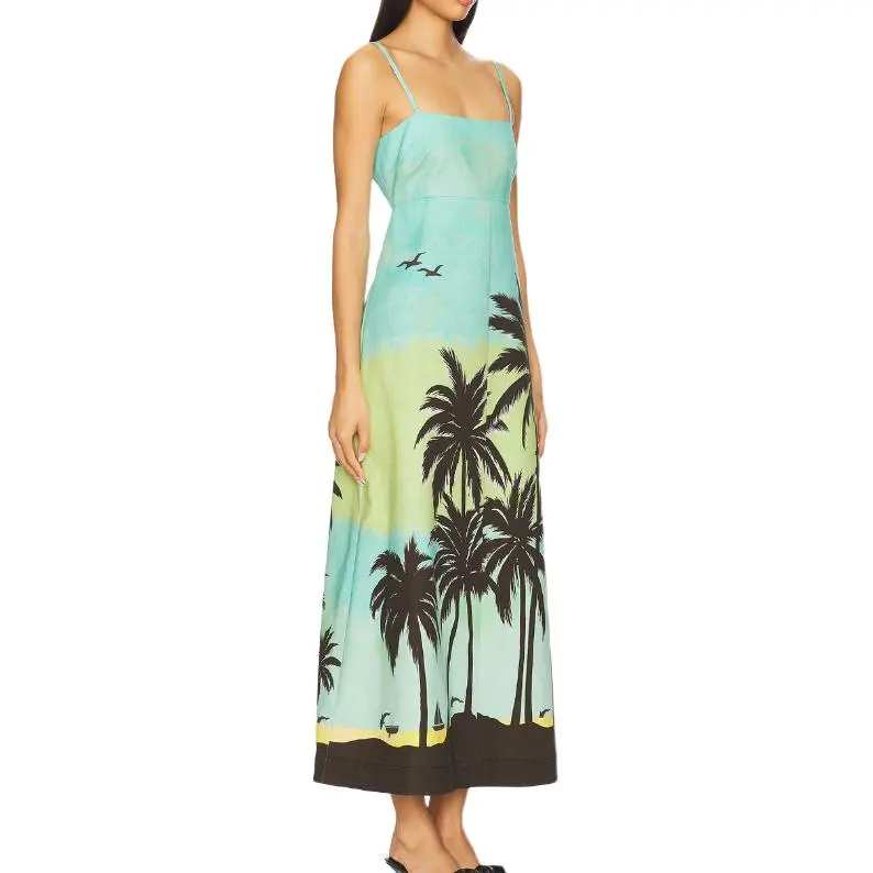ALEMAIS Sail Away Midi Dress-2