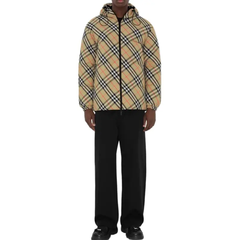 Burberry Reversible Check Nylon Puffer Jacket-2