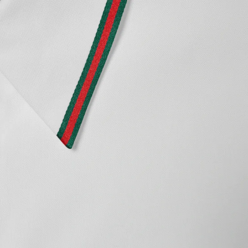 GUCCI Web Stripe Trim Oxford Shirt-2