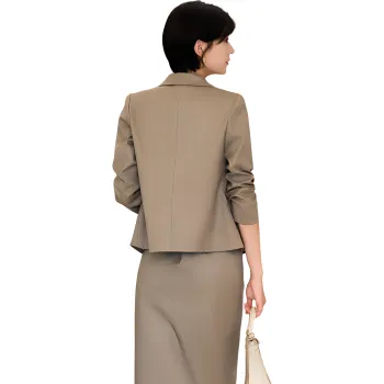 ONE SHALLOW Business Suits Women's Tea Brown