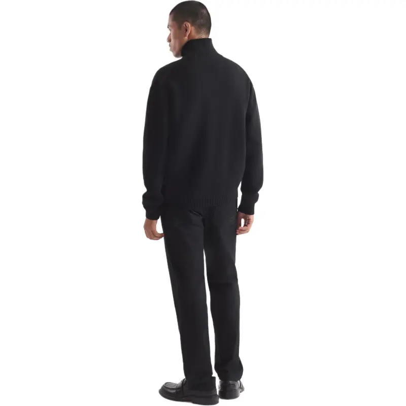 Maison Kitsune Fox Head Intarsia Knit Turtleneck Jumper-2