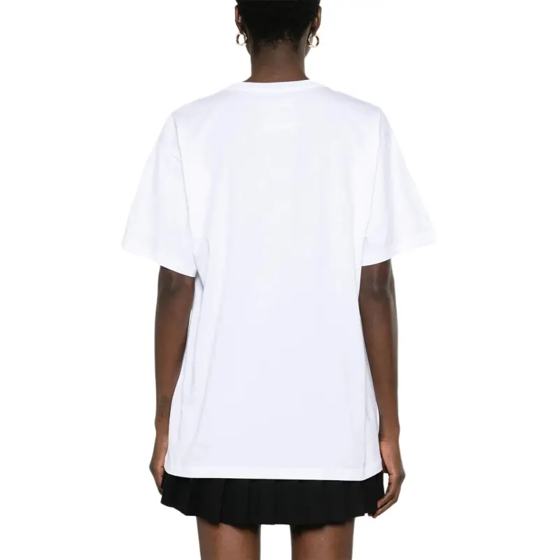 MOSCHINO Teddy Bear Printed Crewneck T Shirt-5