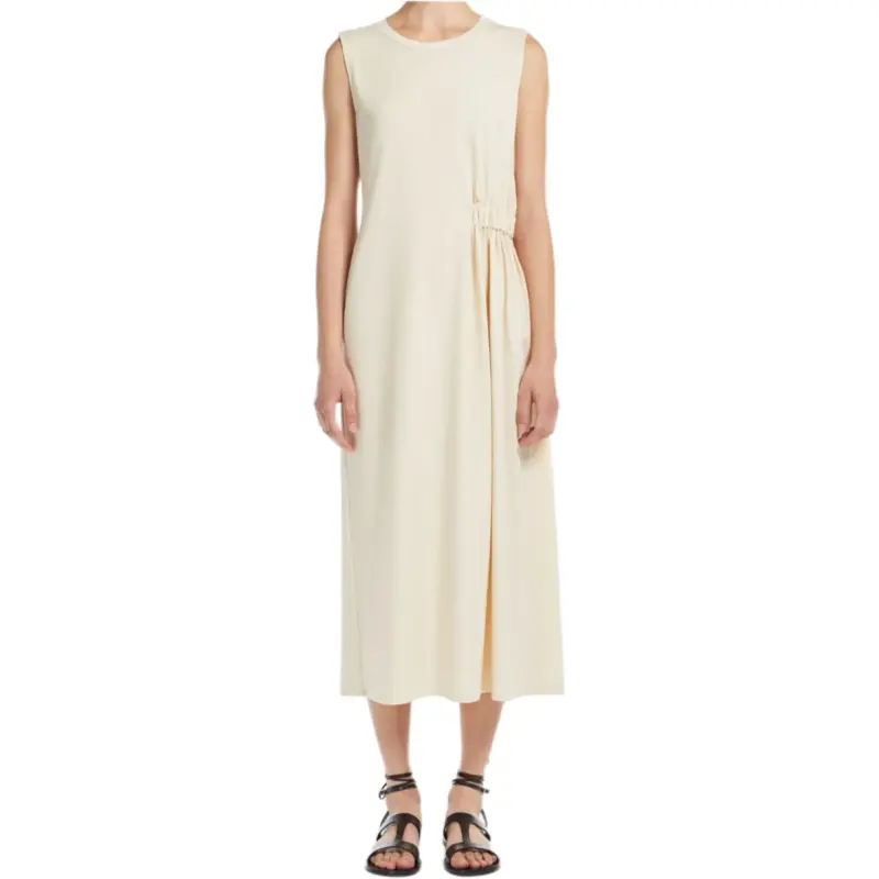 WEEKEND MaxMara Sleeveless Dress Women's Ivory White-2