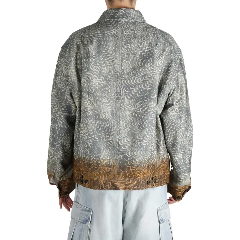 DRIES VAN NOTEN Printed Cotton Jacket-2