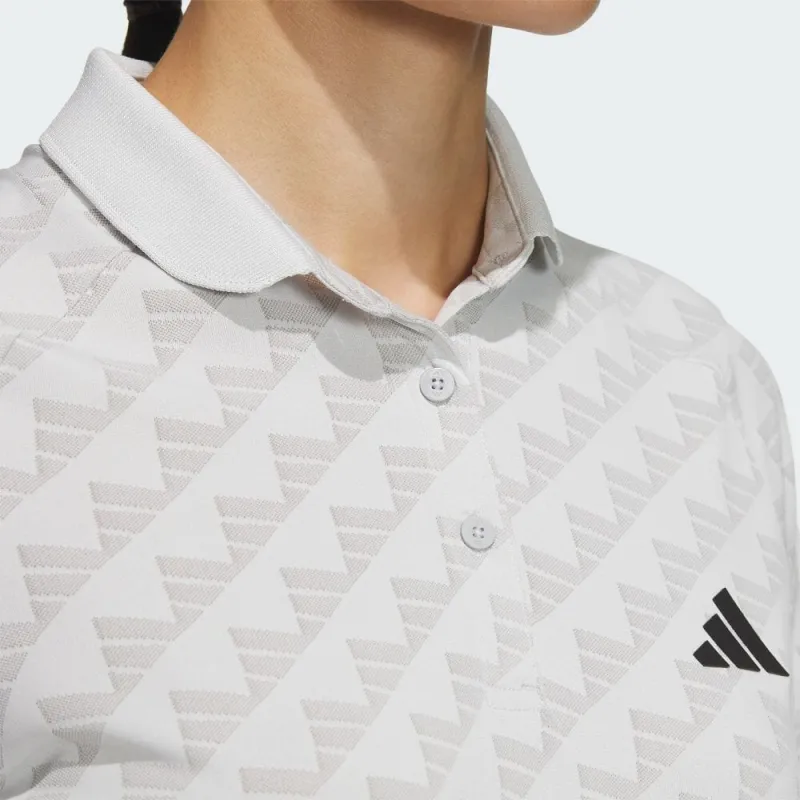Adidas Polo Shirt Women's Light Gray-3