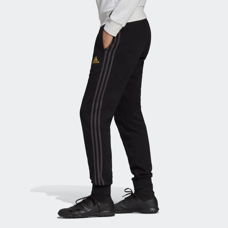 Adidas Knitted Sports Pants Men's Black-5