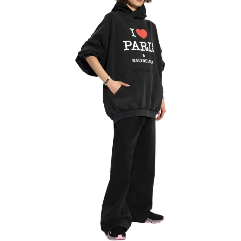 Balenciaga Logo Printed Hoodie-3
